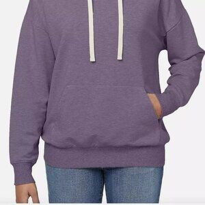 Buffalo David Bitton Ladies' Supr Soft Fleece Hoodie Pullover, Heather Mauve, 3X